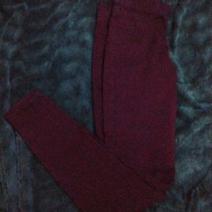 Maroon Jeggings